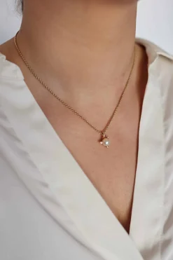 PER BORUP TWIGS VEDHÆNG 14 KARAT GULD MED PERLE - 1101VX