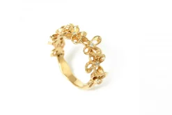 PER BORUP VIOLINA RING 14 KARAT GULD MED BRILLANTER - 947RX