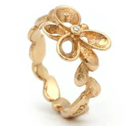 PER BORUP VIOLINA RING 14 KARAT GULD MED BRILLANT - 720RX