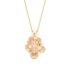 PER BORUP VIOLINA VEDHÆNG 14 KARAT GULD MED BRILLANT - 984V