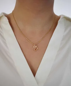 PER BORUP VIOLINA VEDHÆNG 14 KARAT GULD MED BRILLANT - 984V