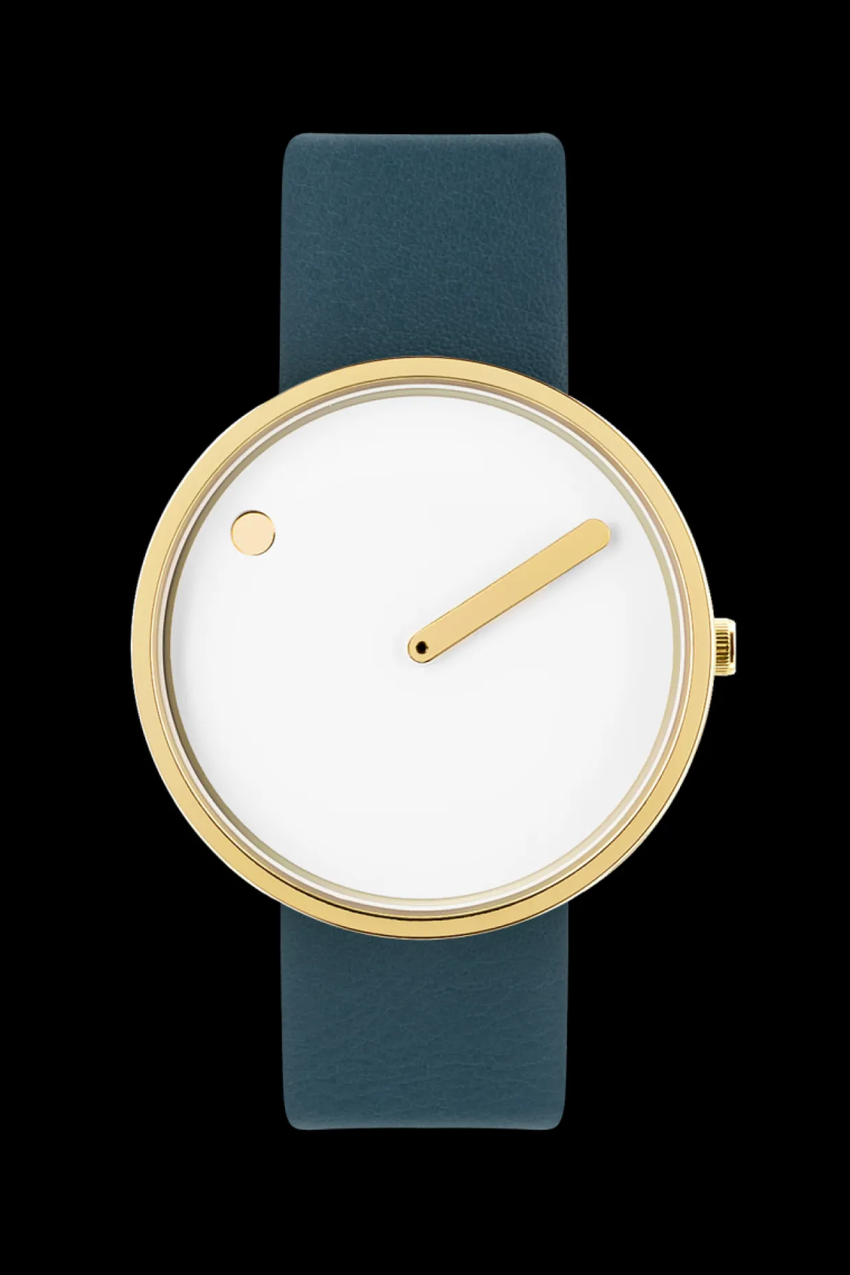 PICTO UR DOUBLÈ MED PATROLIUM BLÅ LÆDERREM - 43321-6520G