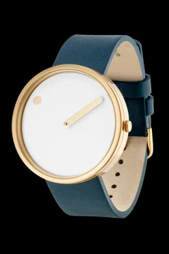 PICTO UR DOUBLÈ MED PATROLIUM BLÅ LÆDERREM - 43321-6520G