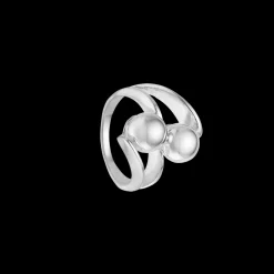 RANDERS SØLV RING I SØLV MED KUGLER - 241008