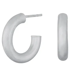 ØRERINGE STIK SØLV HALV CREOL 20 MM