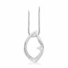 SCOUPLES SØLV HALSKÆDE MED ZIRKON - 237922