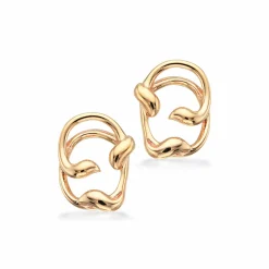 SCROUPLES 8 KARAT GULD ØRERINGE TRÅDE -122853