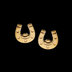 SCROUPLES 8 KARAT GULD ØRERINGE HESTESKO - 11753