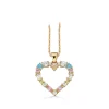 SCROUPLES 8 KARAT HJERTE VEDHÆNG MED KÆDE - 214003