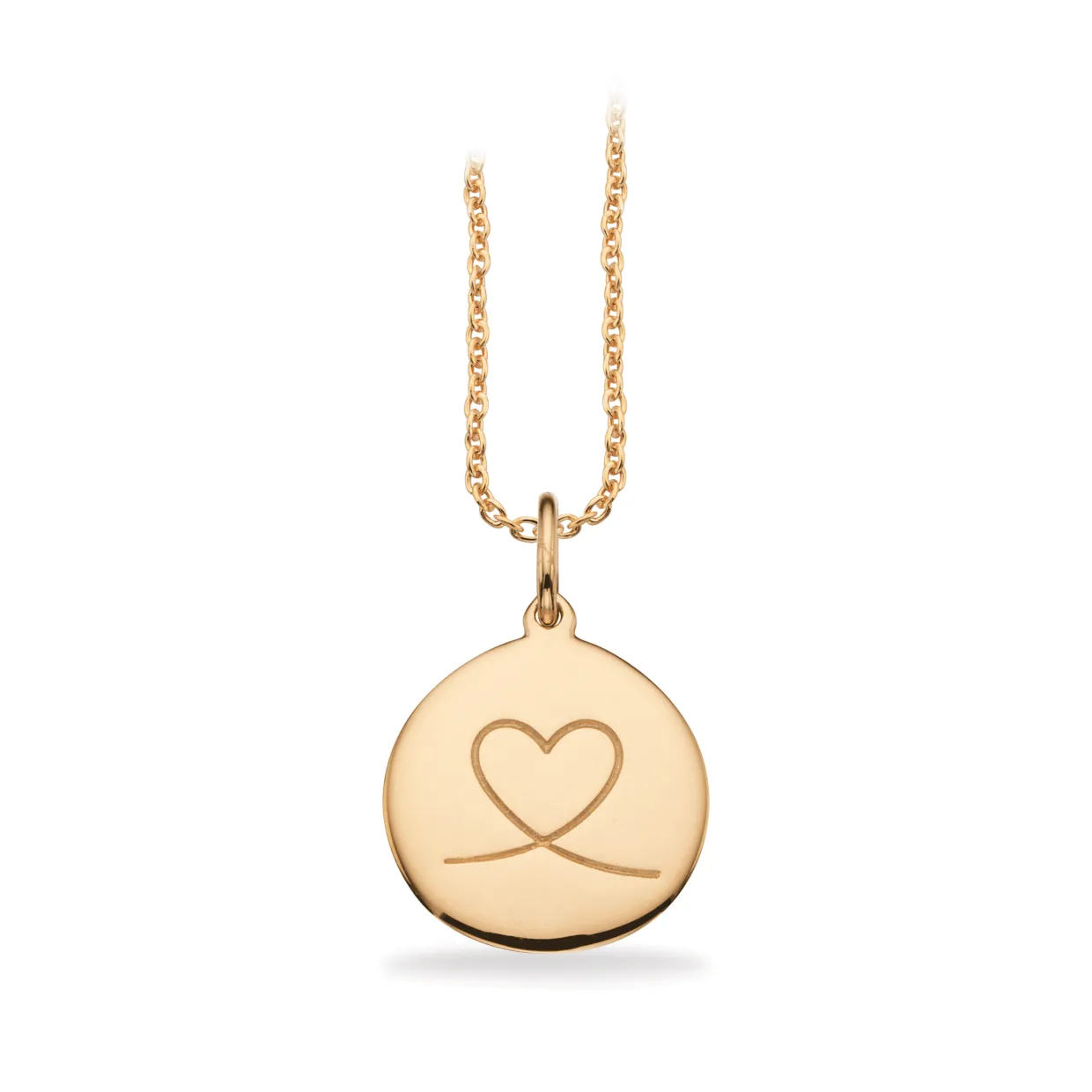 SCROUPLES AMULET HJERTE VEDHÆNG 8 KARAT GULD - 211343