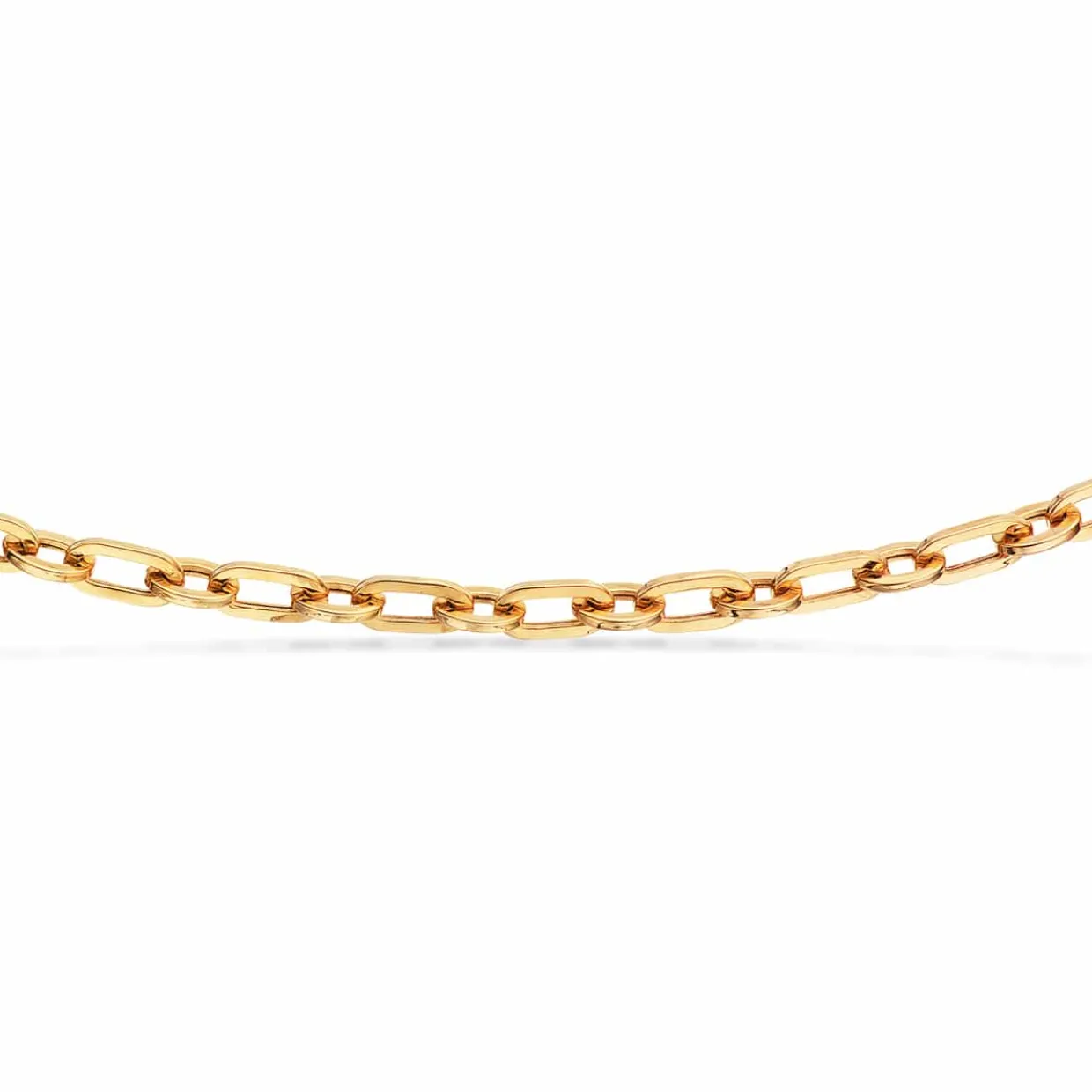 SCROUPLES ARMBÅND OVAL FORGYLDT SØLV - 611312