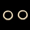 SCROUPLES CIRKEL ØRERINGE 8 KARAT GULD - 119123