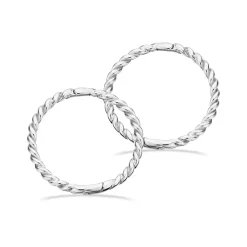 SCROUPLES CLIP-CREOL SNOET SØLV 12 MM - 193682