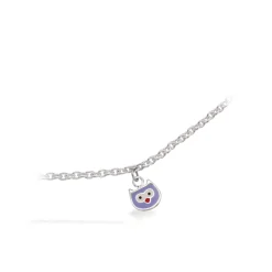 SCROUPLES GIRLS ARMBÅND LILLA UGLE SØLV - 672092