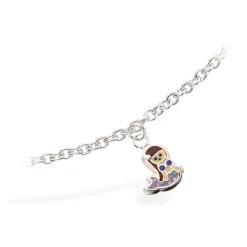 SCROUPLES GIRLS SØLV ARMBÅND MED HAVFRUE VEDHÆNG - 672052