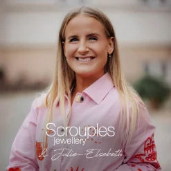 SCROUPLES HALSKÆDE 9 KARAT GULD MED PERLER - 34063H,M