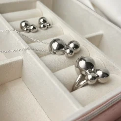 SCROUPLES HALSKÆDE SØLV MED KUGLER - 239762