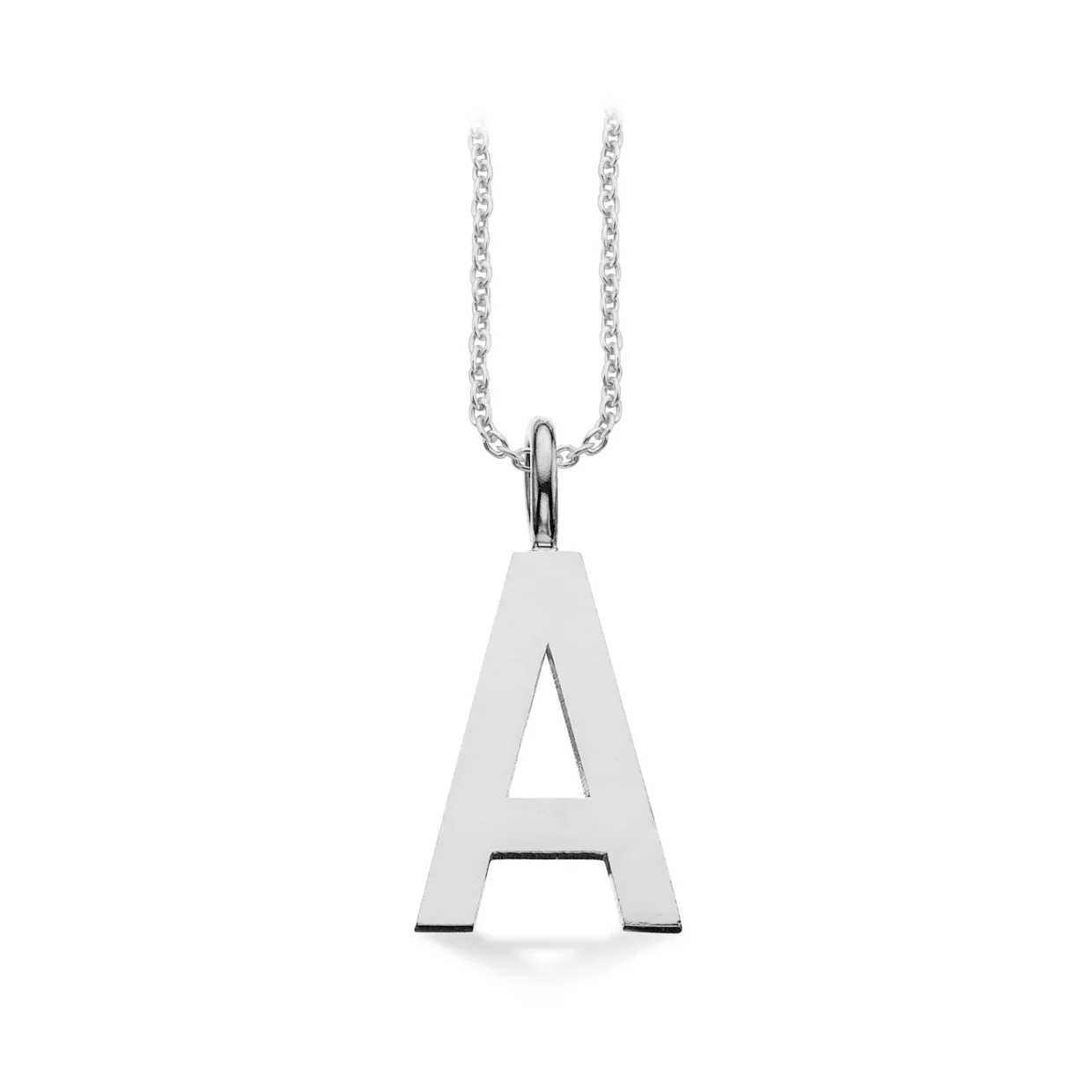 SCROUPLES HALSKÆDE SØLV MED BOGSTAV - 3212