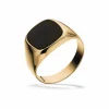 SCROUPLES HERRERING 8 KARAT GULD MED ONYX - 790533