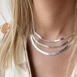 SCROUPLES MAGIC HALSKÆDE SØLV 3,6 MM BRED 42+5 CM - 32922,45