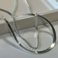 SCROUPLES MAGIC HALSKÆDE SØLV 3,6 MM BRED 42+5 CM - 32922,45