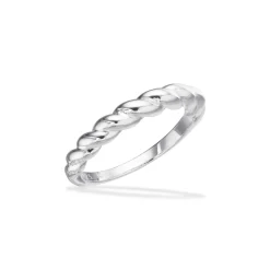 SCROUPLES PIGE RING SØLV SNOET - 729872