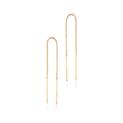 SCROUPLES ØREKÆDER SØLV FORGYLDT - 158142