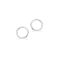 SCROUPLES ØRERINGE SØLV CREOL 1X9MM - 193412