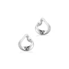 SCROUPLES ØRERINGE SØLV DRÅBE MAT/BLANK - 158282