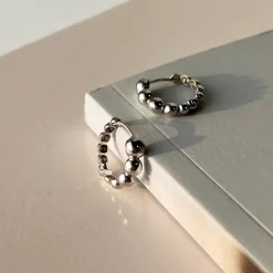 SCROUPLES ØRERINGE SØLV KUGLER - 161492