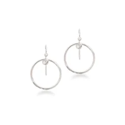 SCROUPLES ØRERINGE SØLV MED ZIRKONIA - 156822