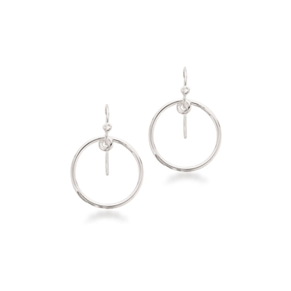 SCROUPLES ØRERINGE SØLV MED ZIRKONIA - 156822