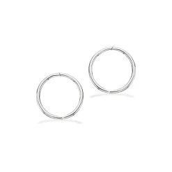 SCROUPLES SØLV CREOL 12 MM MED KLIK - 193432