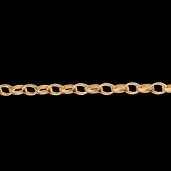 SCROUPLES SØLV FORGYLDT ARMBÅND OVAL - 611062