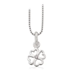 SCROUPLES SØLV HALSKÆDE MED FIRKLØVER - 235682