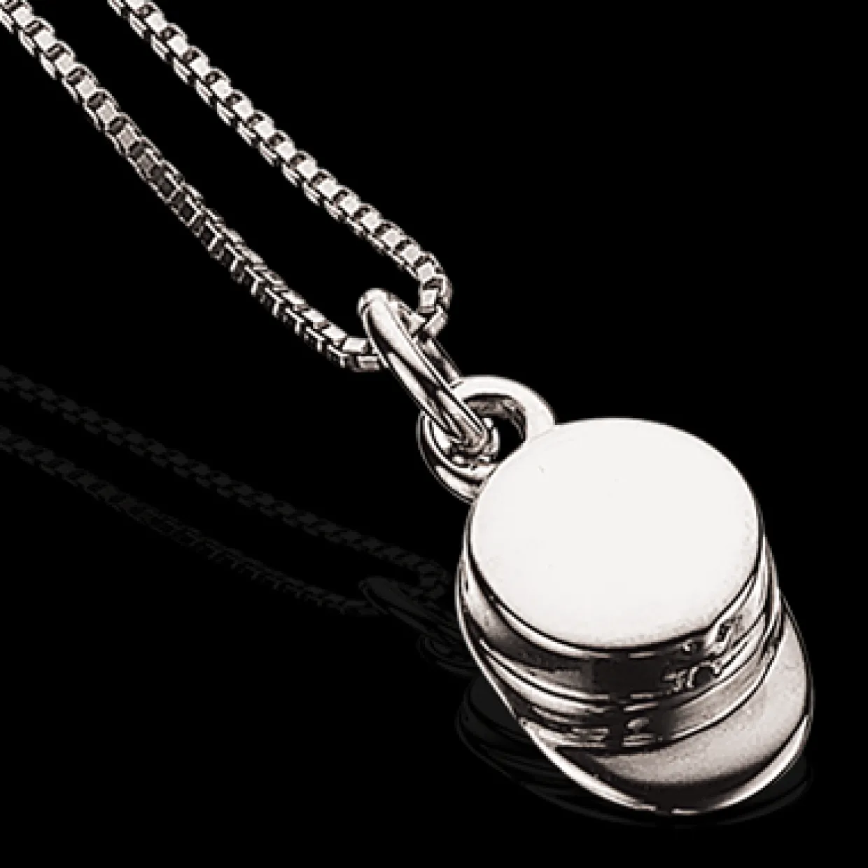 SCROUPLES SØLV HALSKÆDE MED VEDHÆNG STUDENTERHUE - 217982