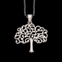 SCROUPLES SØLV HALSKÆDE MED LIVETS TRÆ - 235042
