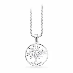 SCROUPLES SØLV HALSKÆDE MED LIVETS TRÆ - 237372