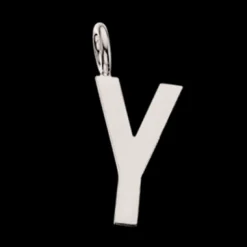 SCROUPLES SØLV HALSKÆDER MED BOGSTAV Y - 3212-Y