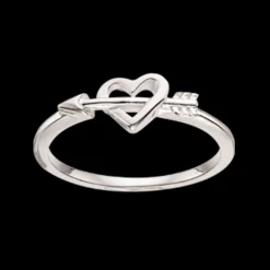 SCROUPLES SØLV PIGERING AMOR HJERTE - 726302