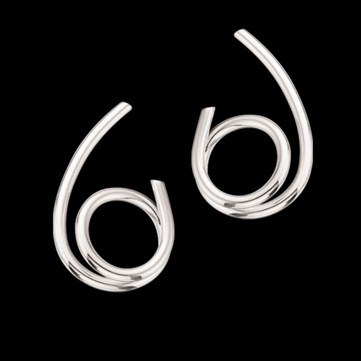 SCROUPLES SØLV ØRERINGE - 155032