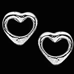 SCROUPLES SØLV ØRESTIK HJERTE - 130072