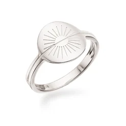 SCROUPLES SØLV RING MED SOL - 726342