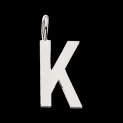 SCROUPLES SØLV VEDHÆNG BOGSTAVE K MED KÆDE - 3212-K