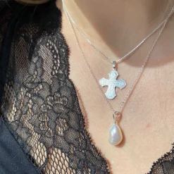 SCROUPLES SØLV VEDHÆNG MED DAGMARKORS - 20232