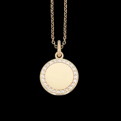 SCROUPLES SOHO ROSA FORGYLDT HALSKÆDE MED ZIRKONIA - 235322