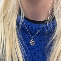 SCROUPLES SOHO SØLV FORGYLDT VEDHÆNG RAINBOW - 236692