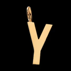 SCROUPLES TYPE Y MED SØLV FORGYLDT KÆDE - 3212FG-Y