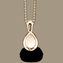 SCROUPLES VEDHÆNG SØLV FORGYLDT MED MÅNESTEN - 227112