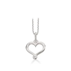 SCROUPLES VEDHÆNG SØLV HJERTE - 234242